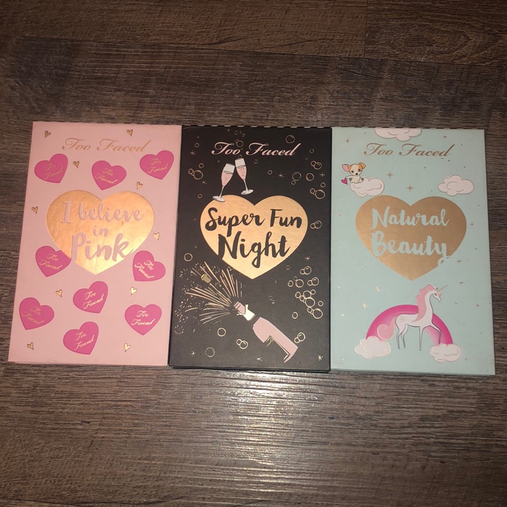 RARE Too Faced Palette Bundle
